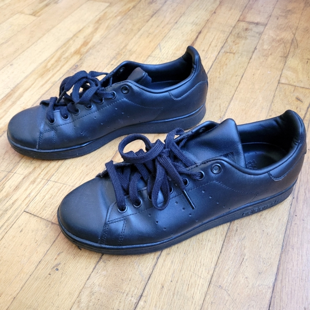 Adidas Stan Smith, All Black M7.5/W8.5